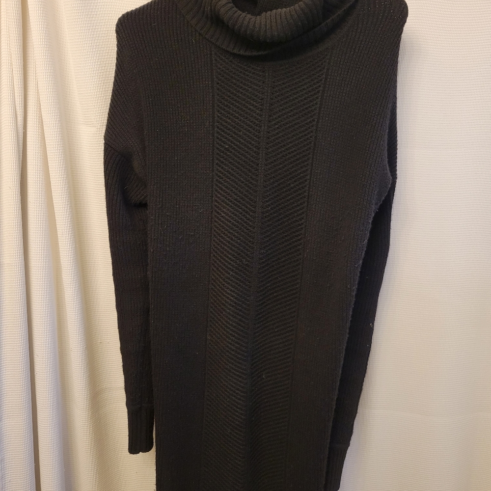 Athleta black knit dress